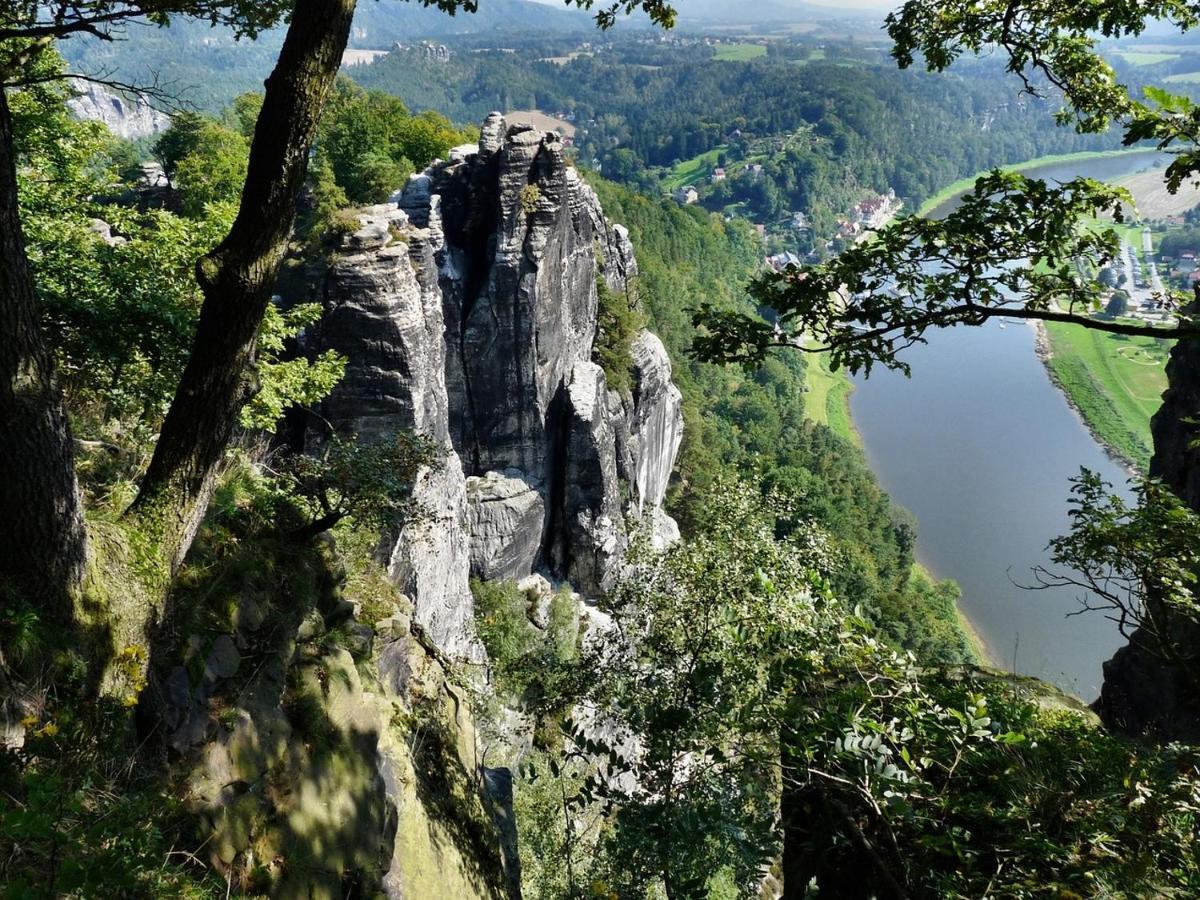 Ferienwohnung "Am Kirchsteig" Kurort Gohrisch Buitenkant foto